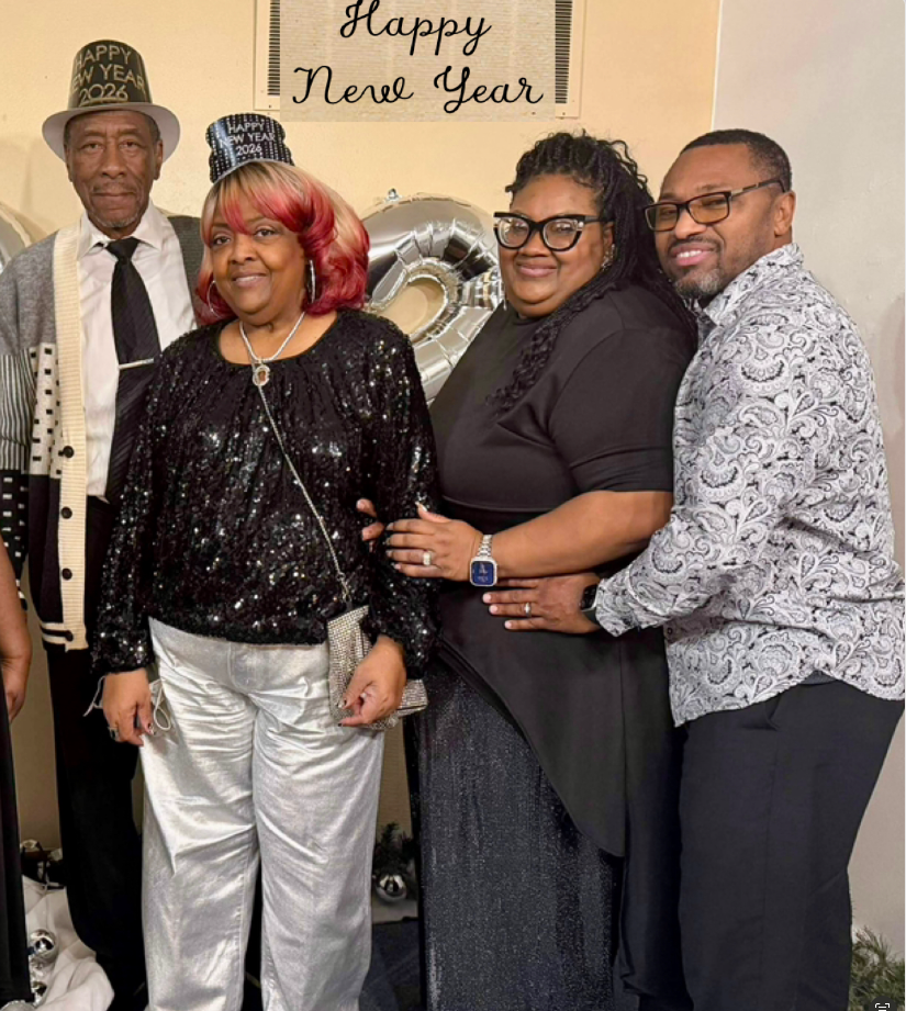Associate Pastors Lee and Christa Moore with Senior Pastors Dr. Cherise and Ed Easley